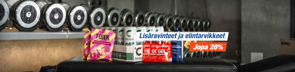 Lisravinteita ja elintarvikkeita jopa 20 %